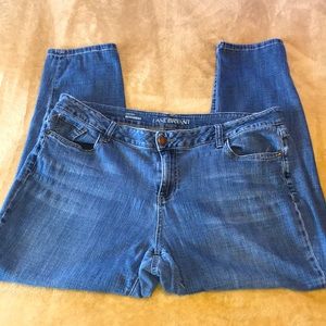 Lane Bryant Low Rise Boyfriend Jeans Women’s Size 20 5 Pocket Pre-Owned